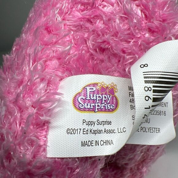 PUPPY SURPRISE MATI MOMMY Pink Fluffy plush with 2 PUPPIES Just Play 2017 - Picture 6 of 8